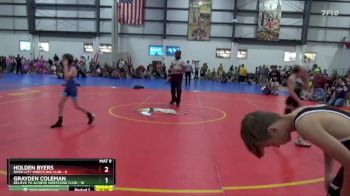 70 lbs Semis (4 Team) - Kane Houchins, RIVER CITY WRESTLING CLUB vs Landon Hansen, BELIEVE TO ACHIEVE WRESTLING CLUB