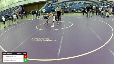 14U Boys - 120 lbs Cons. Round 2 - Apollo Cardenas, The Best Wrestler vs Dean Senteney, Contenders Wrestling Academy