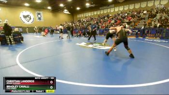 165 lbs Cons. Round 4 - Bradley Cavalli, Casa Roble vs Christian Landeros, Bishop Alemany