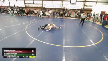 95 lbs Cons. Round 5 - Xavier Fowler, Davis Wrestling Club vs Cooper Hurl, Sanderson Wrestling Academy