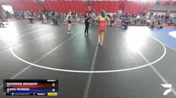 122 lbs Round 1 - Mackenzie Armagost, MN vs Alexis Pehrson, NE