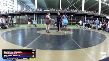 235 lbs Round 2 (6 Team) - Mackenna Atkinson, Pennsylvania Blue vs Mekialla Mauvais, Florida