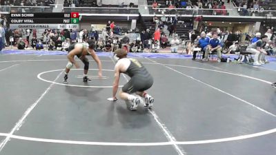 165 lbs Quarterfinal - Evan Schibi, Gilbert/Torr/Wolc vs Colby Vital, Ponaganset