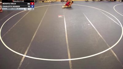 Champ. Round 1 - McKayla Selle, Owatonna Wrestling Assoc. vs Charlotte Rehbein, Forest Lake Rangers