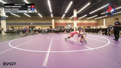 130 lbs Rr Rnd 1 - Paisley Hernandez, Coyote Wrestling Club vs Reagan Gordon, Ranger 47 Wrestling Club