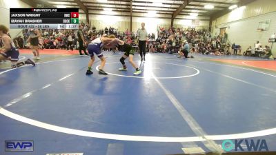 58 lbs Rr Rnd 3 - Jaxson Wright, Bartlesville Wrestling Club vs Izayah Brasher, Buck Pride Wrestling