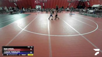 63 lbs Semifinal - Bain Wiegel, Sarbacker Wrestling Academy vs Carson Torkelson, LaCrosse Area Wrestlers