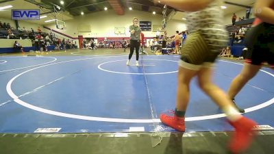 110 lbs Consolation - Miles Allen, Barnsdall Youth Wrestling vs Preston Plunk, Coweta Tiger Wrestling