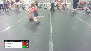 72 lbs Round 7 (8 Team) - Cam Craigie, Virginia Patriots vs Liam Burgett, 84 Athletes