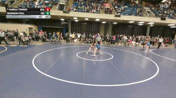 110 lbs Champ. Round 3 - Kamila Torres, Bolingbrook vs Madison Poll, St. Thomas More