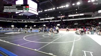 Girls 125 lbs Champ. Round 1 - Sophia Robarge, Camas (Girls) vs Iwalani Kalilikane, Curtis (Girls)