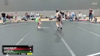 84 lbs Semis & 1st Wrestleback (8 Team) - Logan Bigelow, Midlothian Miners vs Carter Hill, Team Donahoe - Black