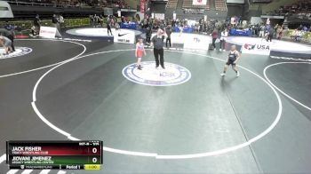 105 lbs Semifinal - Jack Fisher, Tracy Wrestling Club vs Jiovani Jimenez, Legacy Wrestling Center