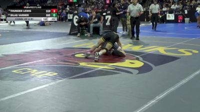 126 lbs Consi Of 8 #1 - Thunder Lewis, Clovis (CS) vs Silas Varner, Bakersfield (CS)