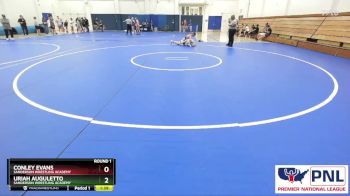 107 lbs Round 1 - Conley Evans, Sanderson Wrestling Academy vs Uriah Auguletto, Sanderson Wrestling Academy