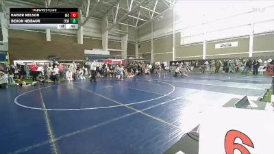 57 lbs Cons. Round 2 - Kaiser Nelson, Box Elder Stingers vs Bexon Neibaur, East Idaho Elite Wrestling