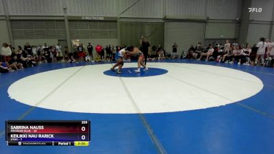 235 lbs Quarters & 1st Wb (16 Team) - Sabrina Nauss, Michigan Blue vs Keilikki Nau Rarick, Utah