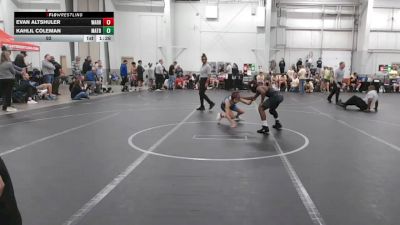 92 lbs Round 7 (8 Team) - Evan Altshuler, Warhawks vs Kahlil Coleman, Mat Assassins Black