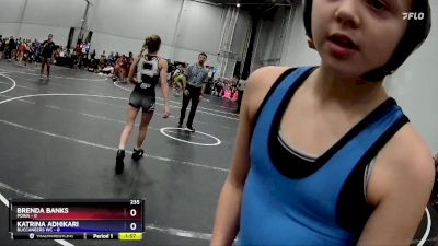 90 lbs Round 7 (8 Team) - Brynn Engel, POWA vs Kyra Bradley, FIWC Sassy Lassies