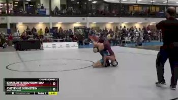 123 lbs Champ. Round 2 - Cheyenne Sisenstein, King University vs Charlotte Kouyoumtjian, Augsburg University