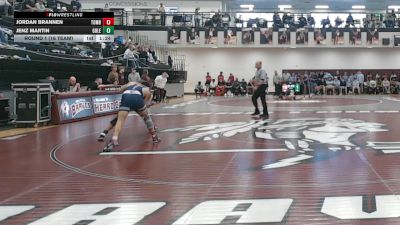 138 lbs Round 1 (16 Team) - Jenz Martin, Gordon Lee vs Jordan Brannen, Toombs County