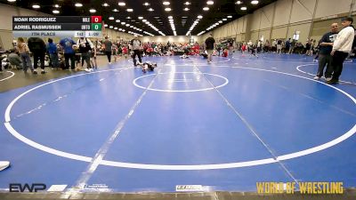 49 lbs 7th Place - Noah Rodriguez, Mile High Mafia 9U vs Adriel Rasmussen, Untouchables 9U