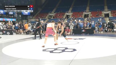 165 lbs Champ. Rd Of 32 - Beau Brown, Missouri vs Micah Tonte, Indiana