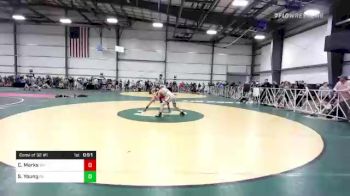 132 lbs Consi Of 32 #1 - Cyler Marks, WV vs Sawyer Young, PA