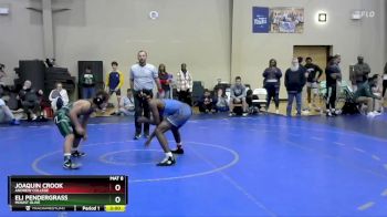 133 lbs Cons. Round 5 - Eli Pendergrass, Mount Olive vs Joaquin Crook, Andrew College