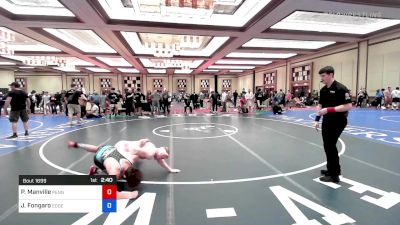 145 lbs Final - Pierson Manville, Pennsylvania vs Joe Fongaro, Edge Wrestling