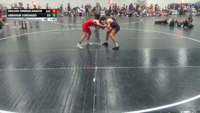 135 lbs Round 2 (4 Team) - Abraham Coronado, Backyard Brawlers vs Emiliano Hineman-Amador, Blackman