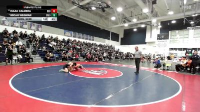 126 lbs Cons. Semi - Micah Wegman, Calabasas vs Isaac Caldera, Eleanor Roosevelt