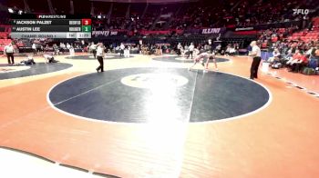 2A 132 lbs Champ. Round 1 - Austin Lee, Burlington (Central) vs Jackson Palzet, Deerfield (H.S.)