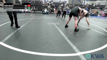 130 lbs 2nd Place - Theo Gelles, Perry Wrestling Club vs Tyce Baker, Midwest City Bombers