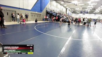88 lbs Semifinal - Zeke Sanchez, Sanderson Wrestling Academy vs Lawson Cochran, Uintah Jr High Wrestling
