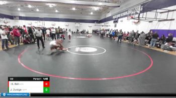 132 lbs Champ. Round 1 - Klaw Reh, Kennewick vs Justyce Zuniga, Toppenish