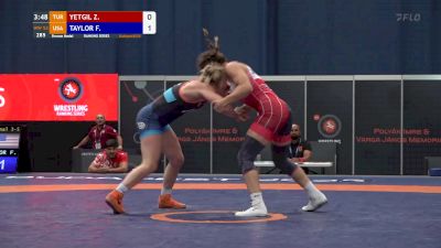 53 kg Bronze - Felicity Taylor, USA vs Zeynep Yetgil, TUR