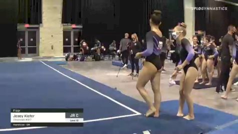 Josey Kiefer - Floor, Cincinnati #317 - 2021 USA Gymnastics Development Program National Championships