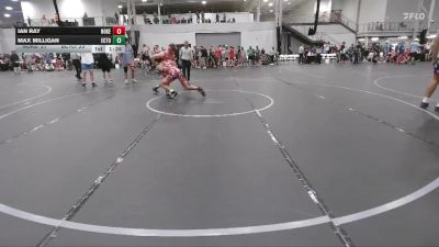 165 lbs Quarterfinals (8 Team) - Max Milligan, East Coast Time Out vs Ian Ray, Noke Wrestling RTC