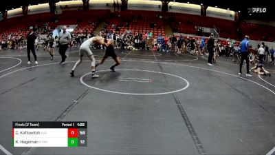 110 lbs Finals (2 Team) - Kelley Hageman, Xtreme Team vs Cameron Koflowitch, Pursuit WC