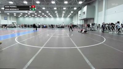 132 lbs Round Of 64 - Kade Pudwill, NC vs John Mozzani IV, PA