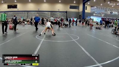 96 lbs Round 6 (8 Team) - Landon Weir, Full Circle vs Jaxon Zapatocky, Mat Assassins Red