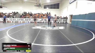 120 lbs Champ. Round 1 - Rolando Tafoya, Cesar Chavez vs Joseph Mincks, Delta