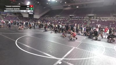 110 lbs Cons. Sub-semis - Jeremiah Martin, Pikes Peak Warriors Wrestling vs Thiago Guerrero, Brighton Wrestling Club
