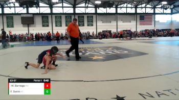 63-67 lbs Quarterfinal - Marcos Borrego, Pontiac WC vs Felix Swim, X-Factor Elite