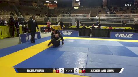 Alexander James Stearns vs Michael Ryan Fink 2025 Pan Jiu Jitsu IBJJF Championship