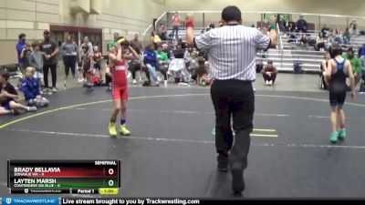 53 lbs Semis & 1st Wrestleback (8 Team) - Brady Bellavia, Donahue WA vs Layten Marsh, Contenders WA Blue