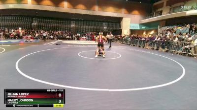 125 lbs Cons. Round 2 - Victoria Keller, Oakridge vs Nautica Rodriguez, Centennial/Corona