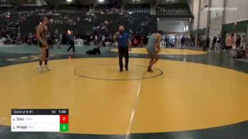 145 lbs Consolation - Jeremiah Diaz, Cronus WC vs Joel Priest, Hitchcock