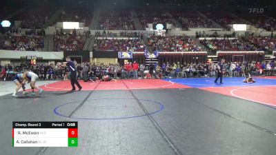 123 lbs Champ. Round 3 - Ryder McEwen, Mine Yard Dogs Wrestling Club vs Aidan Callahan, Rapid City - Westside